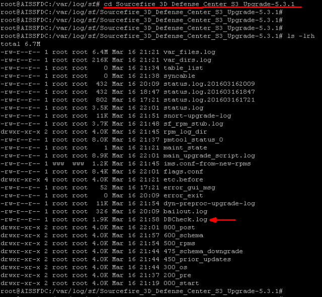 Database integrity check failed on FirePOWER Management Center (3)