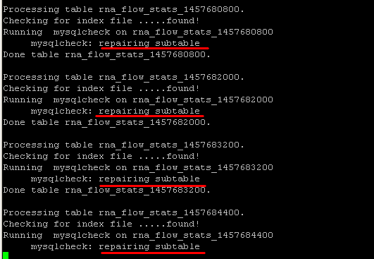 Database integrity check failed on FirePOWER Management Center (5)