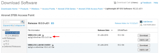 Cisco Wireless Access Point from Lightweight mode to Autonomous mode 