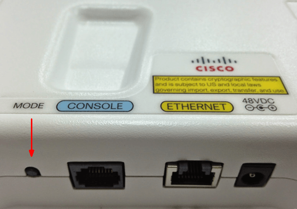 Cisco AP MODE Button 