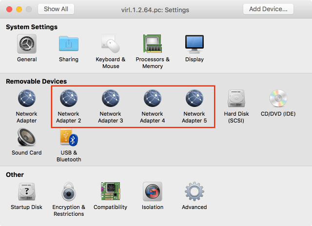 Edit Fusion Vmware virtual networks for VIRL