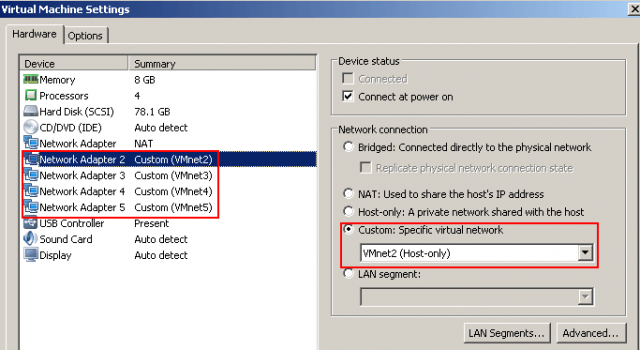 CiscoVirlVmwareWorkstation virtual networks