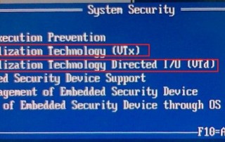 Ciscovirltroubleshootingissues BIOS VT-X virtualization