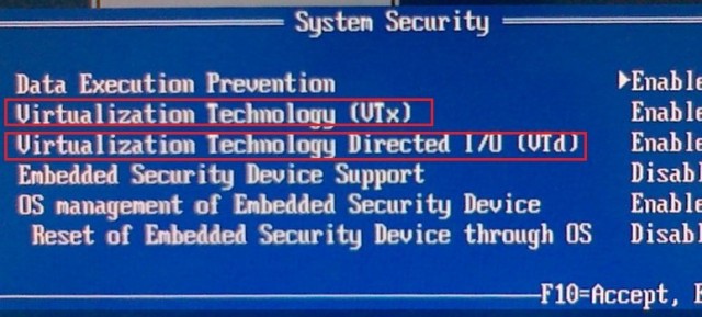 Ciscovirltroubleshootingissues BIOS VT-X virtualization